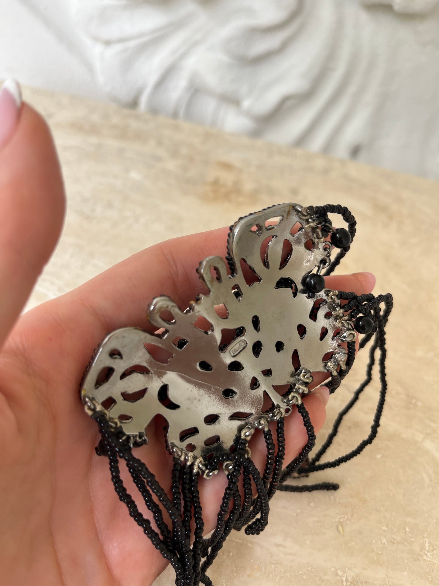 Rare collectible Dior by John Galliano chocker necklace