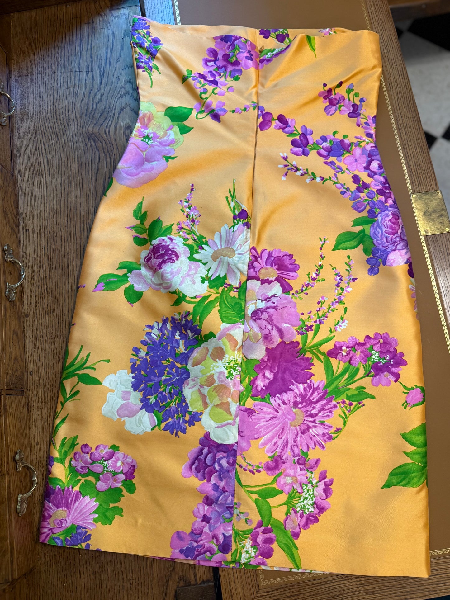 Dolce & Gabbana 2000s Floral Silk Twill Ensemble (Dress   Jacket)