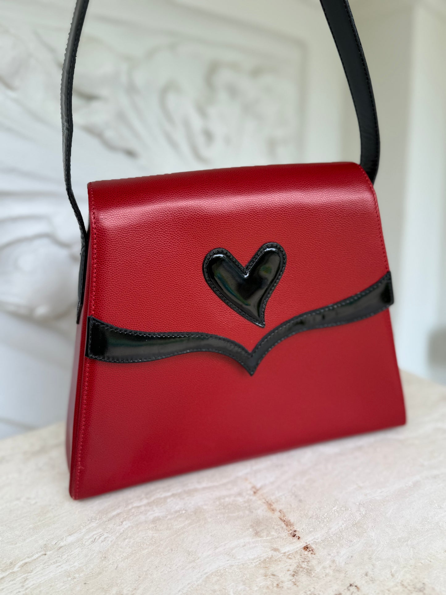 Christian Lacroix Signature Heart thème shoulder bag