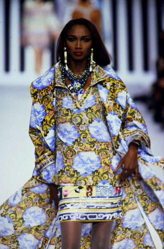 Rare Valentino Garavani SS 1992 Runway embellished skirt