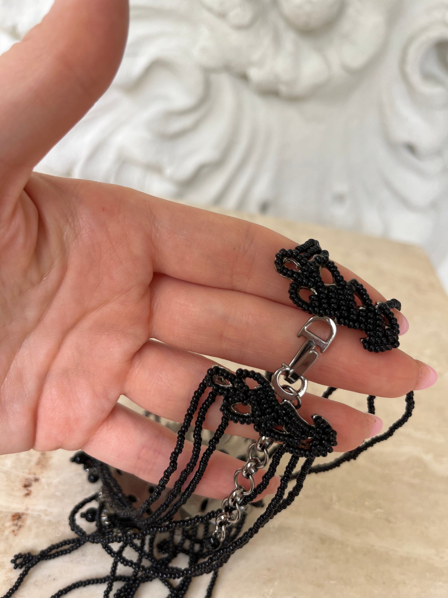 Rare collectible Dior by John Galliano chocker necklace