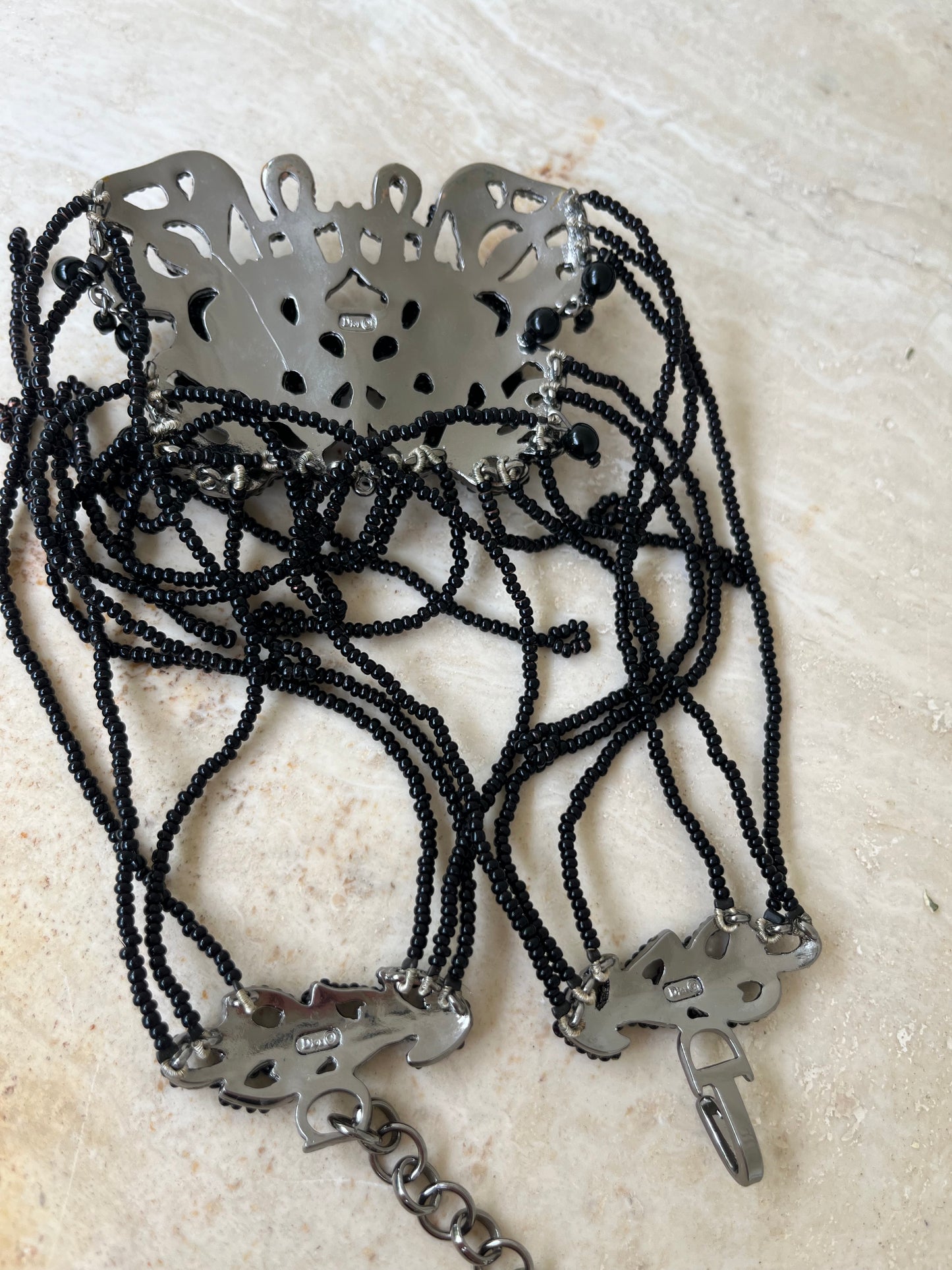Rare collectible Dior by John Galliano chocker necklace