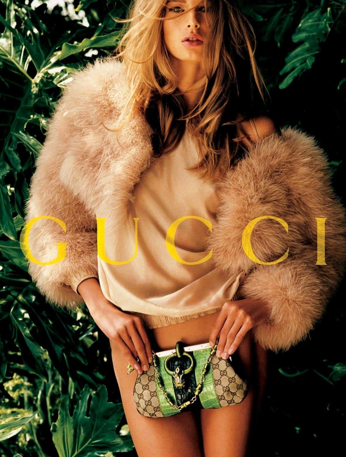 Rare Gucci Dragon clutch purse bag Runway SS 2004 by Tom Ford