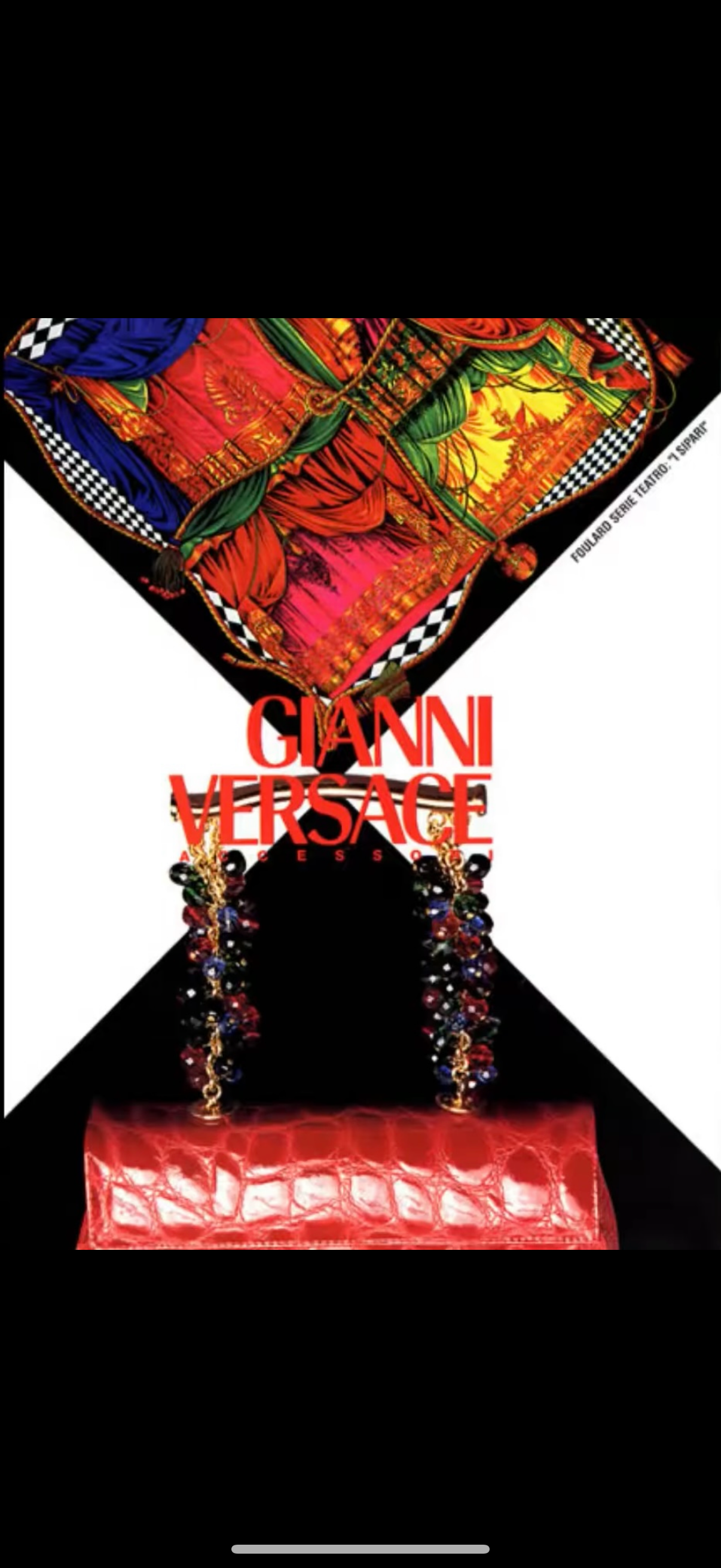 Extremely rare Gianni Versace Spring/Summer 1991 limited edition jeweled handbag