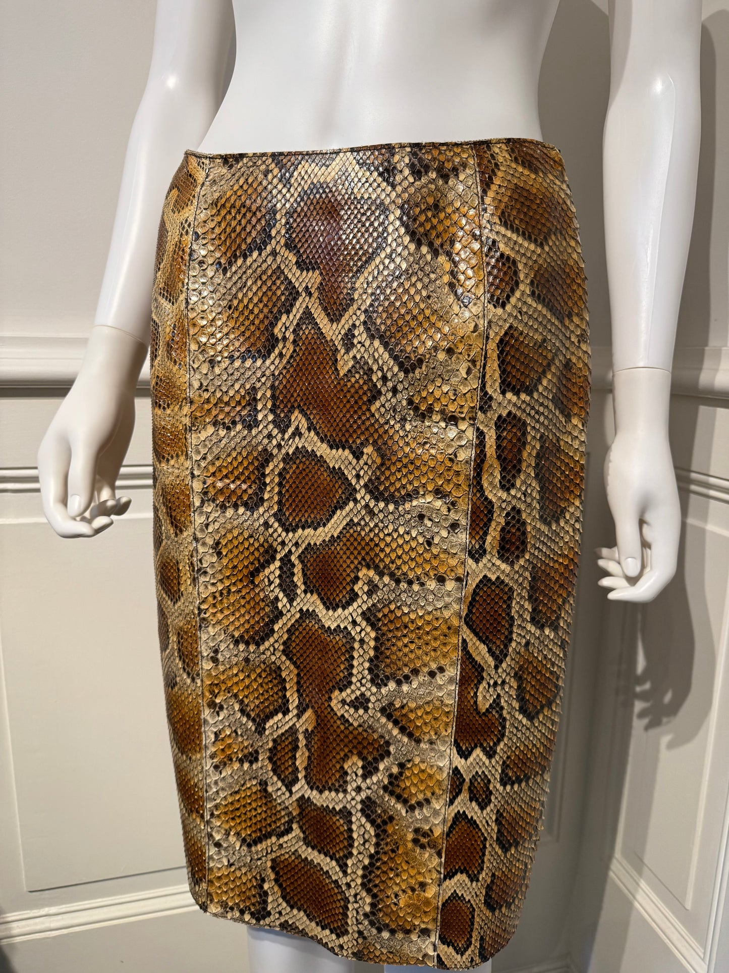 Prada SS 2009 Runway Python Skin Skirt — Numbered Piece