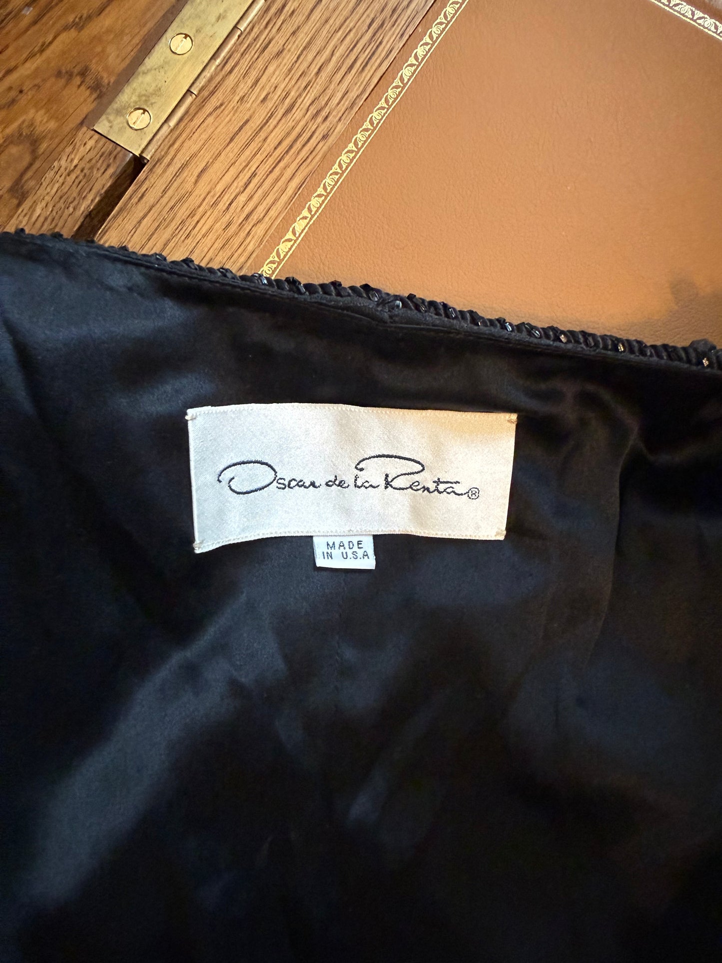 Oscar de la Renta Fall/Winter 1991 runway evening jacket fully hand-embroidered