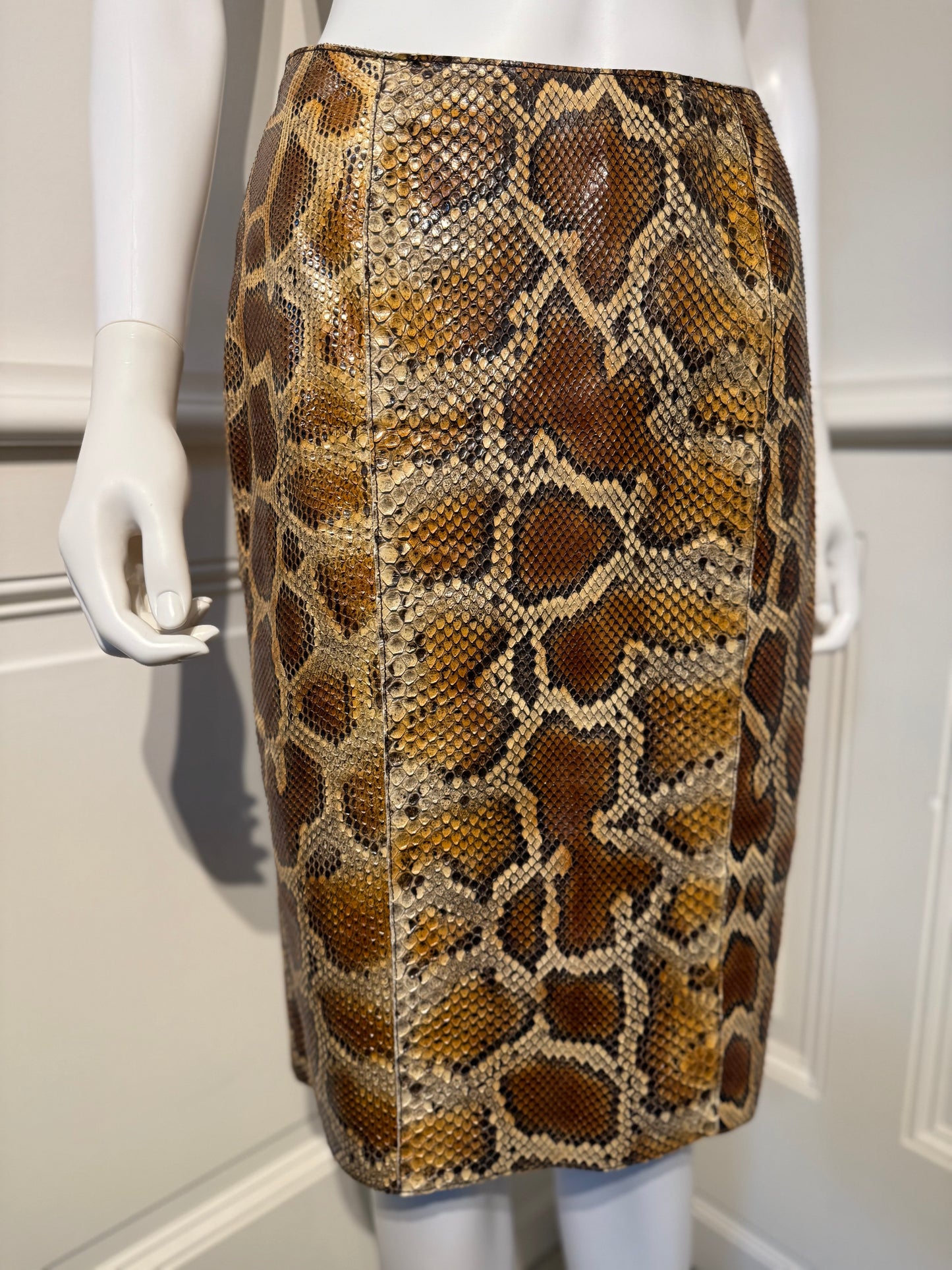 Prada SS 2009 Runway Python Skin Skirt — Numbered Piece
