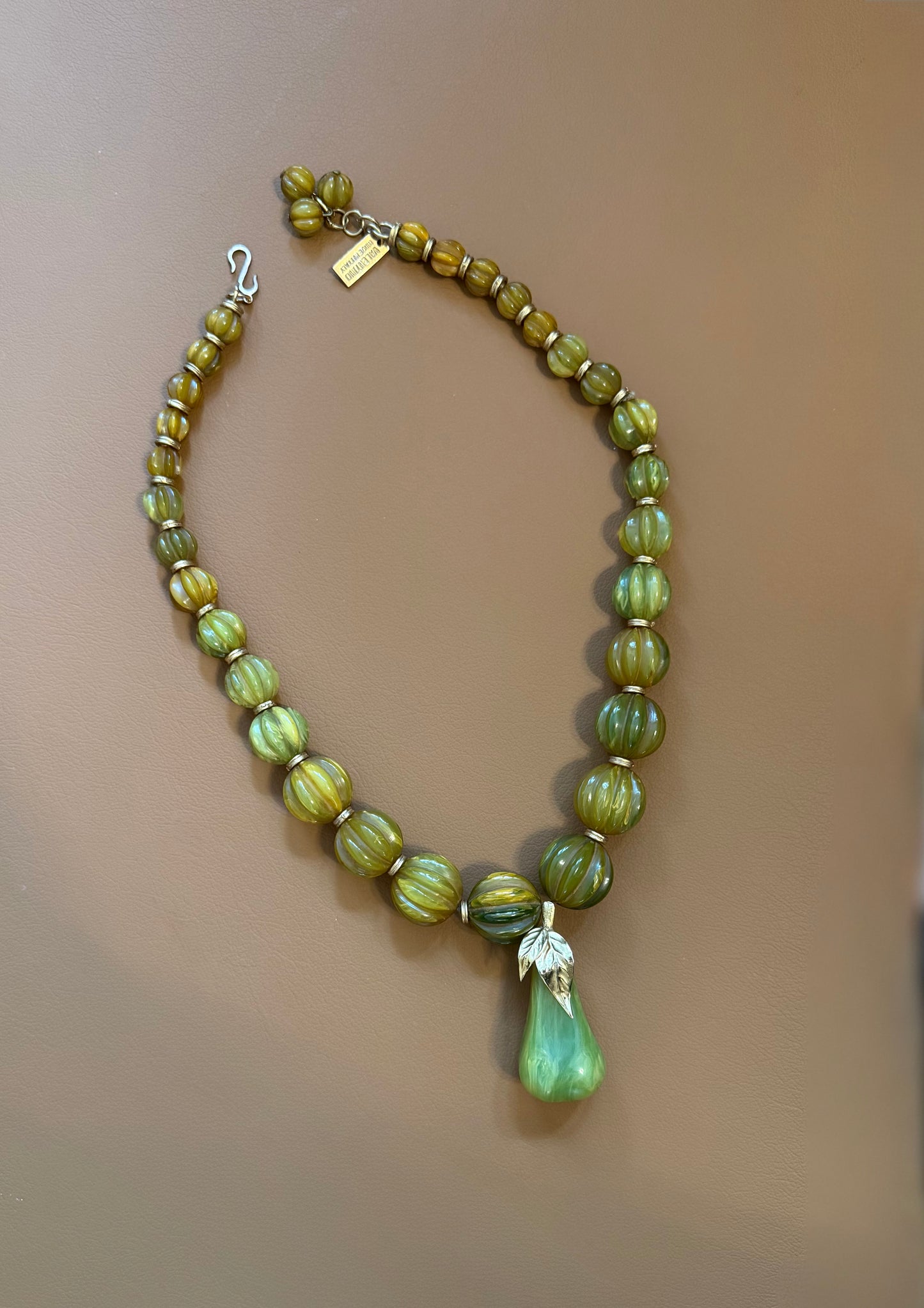 Early Valentino Garavani, circa 1970s bakelite bead necklace