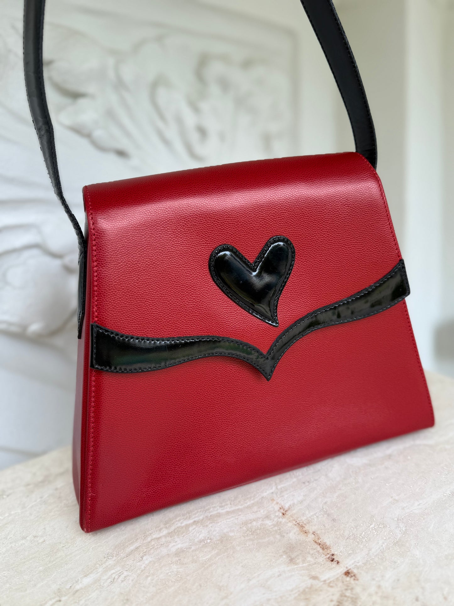 Christian Lacroix Signature Heart thème shoulder bag