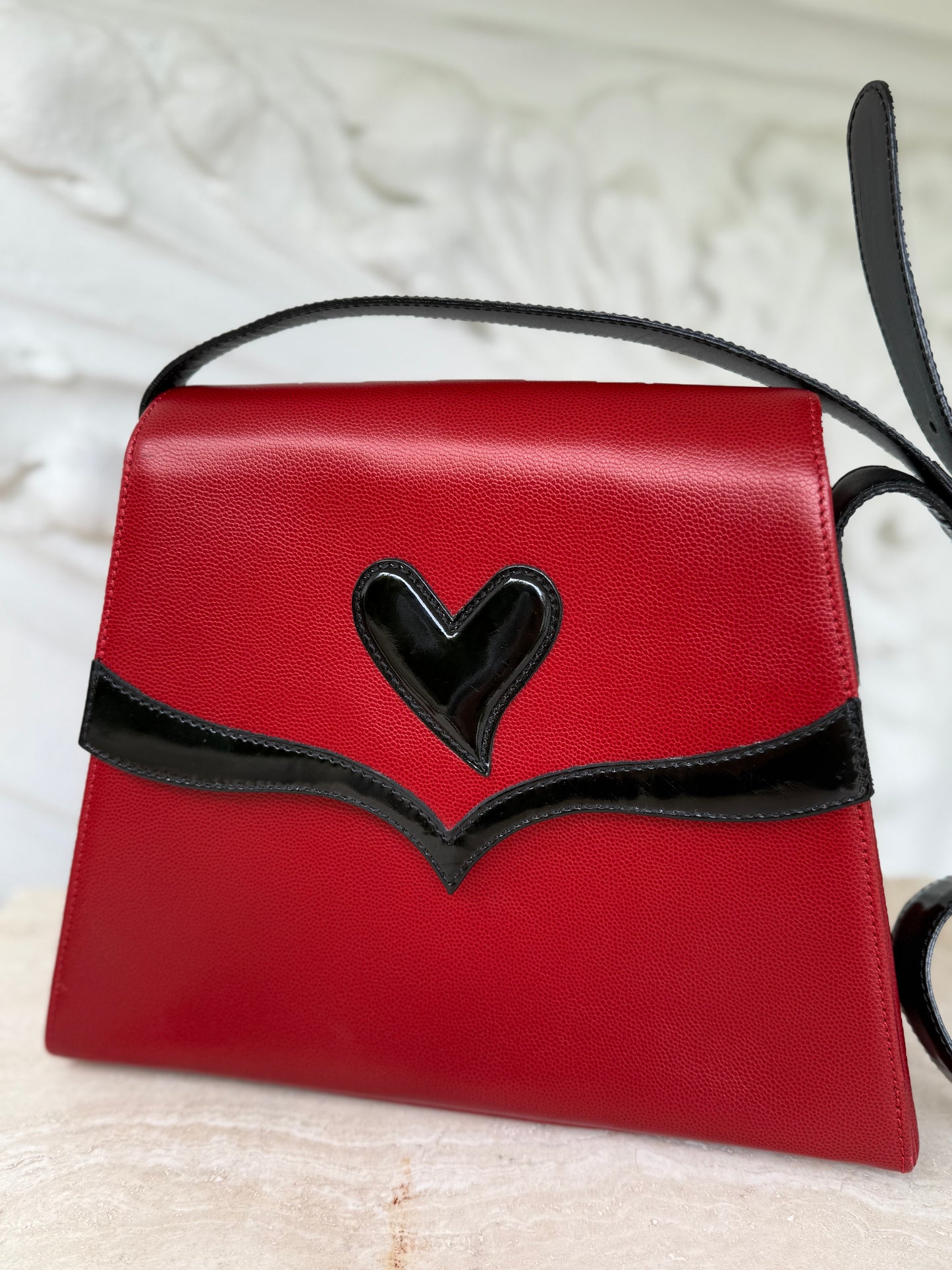 Christian Lacroix Signature Heart thème shoulder bag