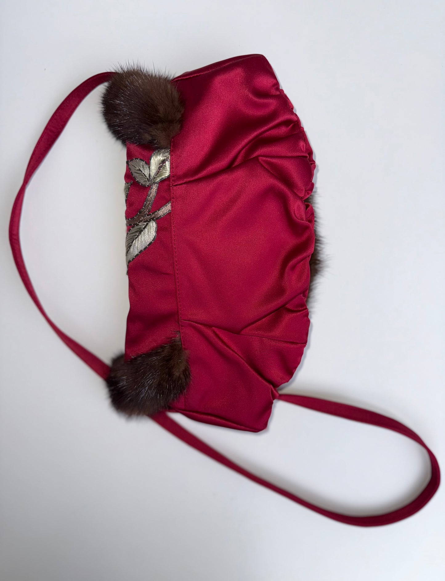 Rare Yves Saint Laurent by Tom Ford FW 2004 silk shoulder purse