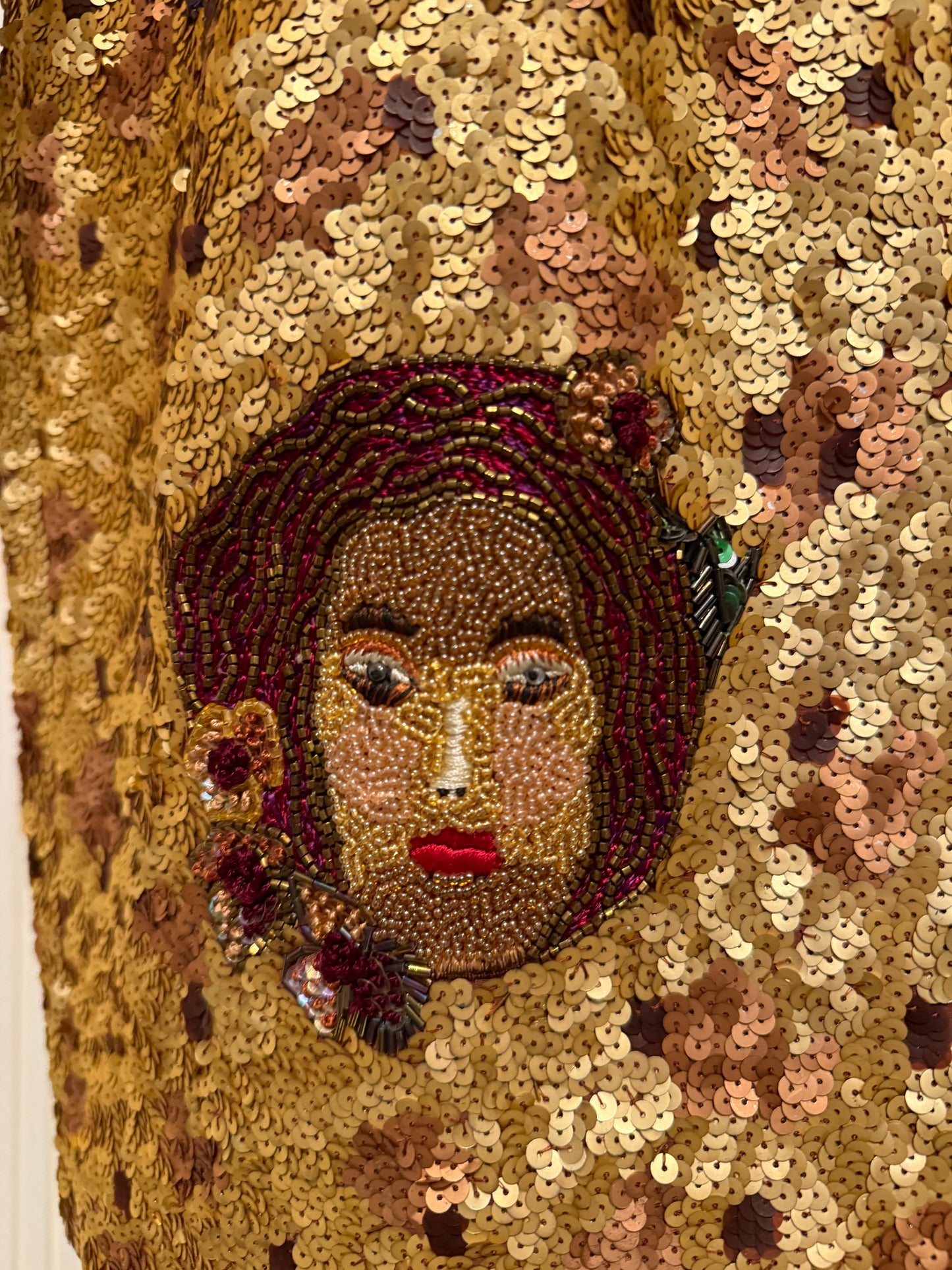 Krizia Amazing Vintage Runway Fall/Winter 1992 beaded embroidered skirt suit