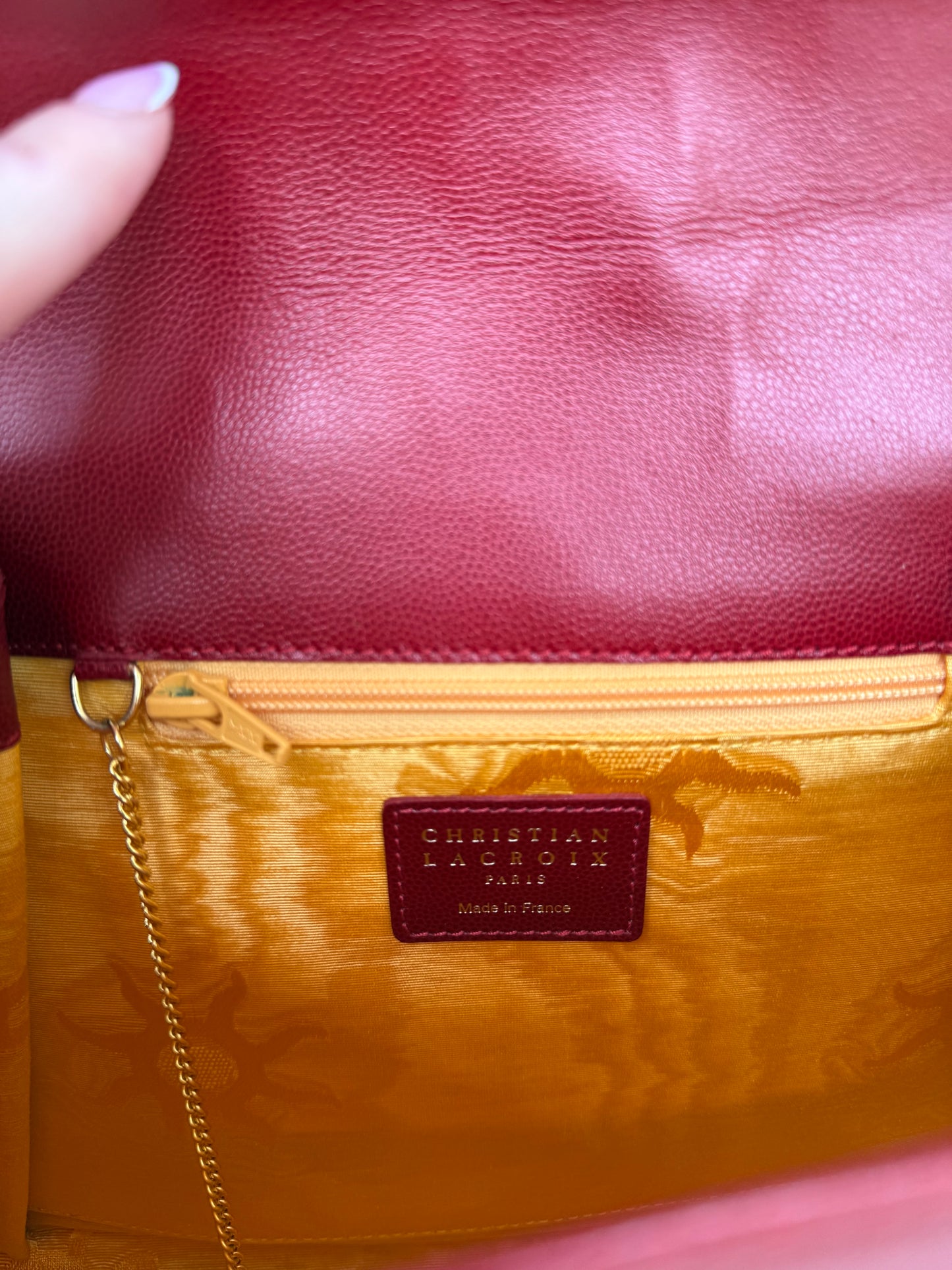 Christian Lacroix Signature Heart thème shoulder bag