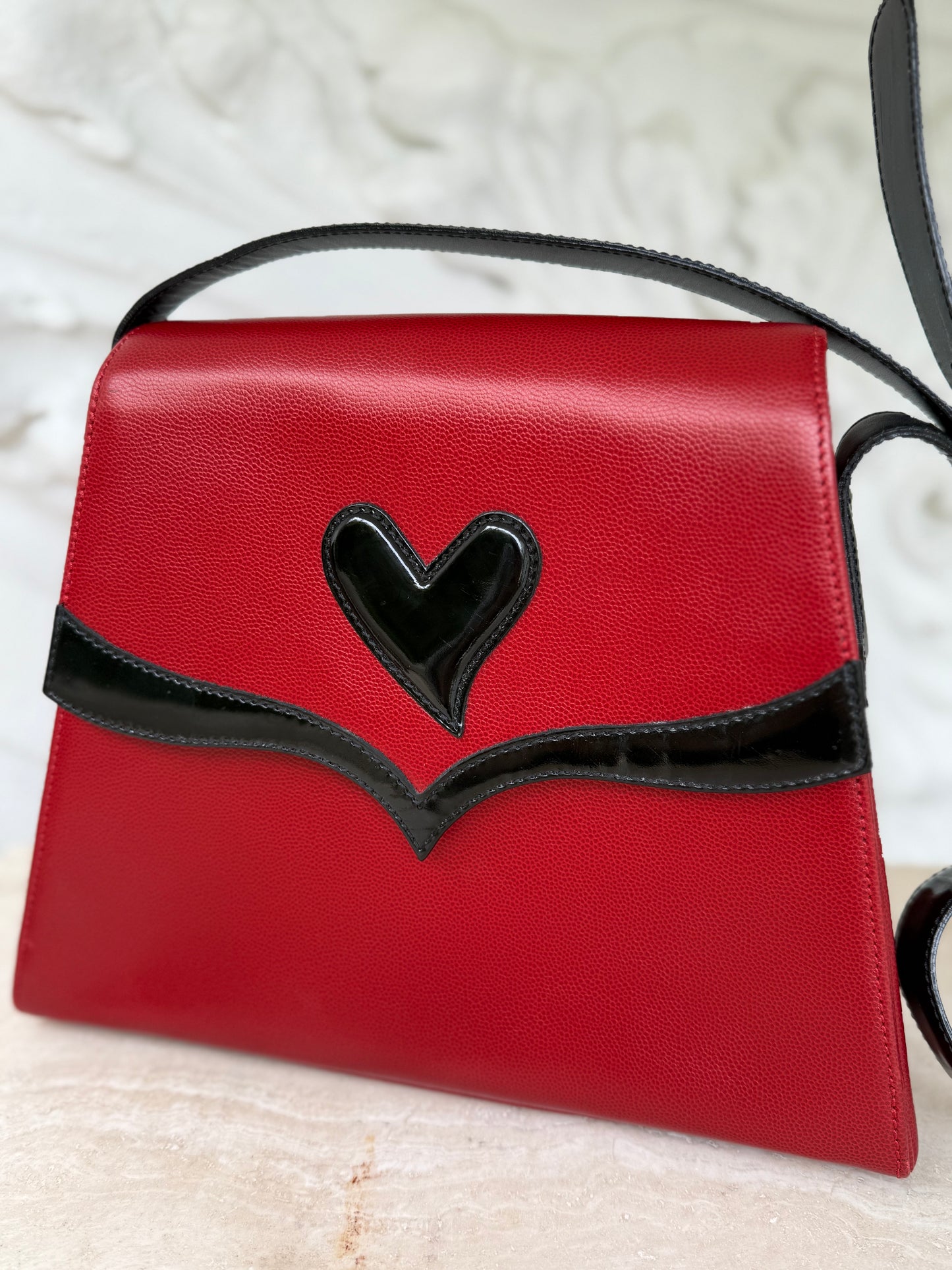 Christian Lacroix Signature Heart thème shoulder bag