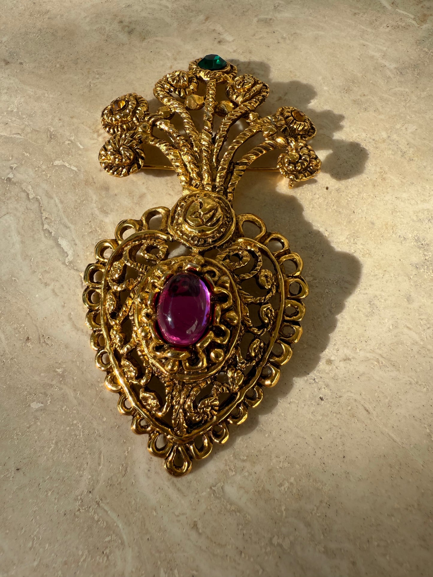 Christian Lacroix vintage broche